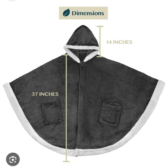 Soft & Cozy Wrap Hoodie Wrap - Picture 10 of 10